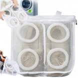 mrežasta vreča za pranje otroške obutve z zadrgo