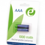 Akumulatorji Ni‑MH AAA 1000 mAh, 2 kosa
