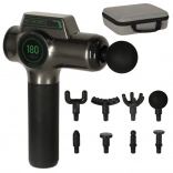 Prenosni masažni pištola z LED zaslonom 8v1