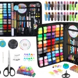 Velik komplet za šivanje v etuiju, 228 delov