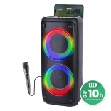 prenosen zvočnik Bluetooth MEDIA-TECH FUNBOX BT s karaoke in RGB osvetlitvijo