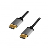 HDMI Kabel 4K/60Hz Aluminij 1m črn