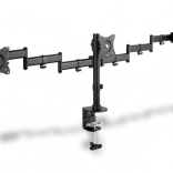 Univerzalno trojno stojalo za monitor z namiznim pritrjevanjem