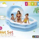 Napihljiv družinski bazen s streho