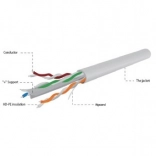 Kabel UTP kategorija 6 AWG24 100 m siva