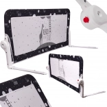 črna zaščitna ograja za posteljo 150 cm