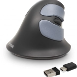 Ergonomska navpična brezžična miška YENKEE ErgoSnug (USB-A/USB-C)