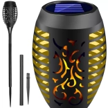 Sončna vrtna bakla z LED učinkom plamena