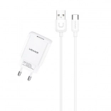 USB-polnilnik z USB-C kablom 2,1A