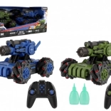 RC tanki za dvoboje 2,4 GHz – komplet 2 kosov z dimnim učinkom in lučmi