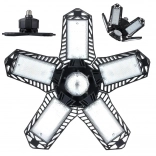 Stropna zložljiva LED delavniška svetilka E27, 80 W, 8000 lm