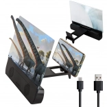 Povečevalno steklo za zaslon telefona z Bluetooth zvočnikom