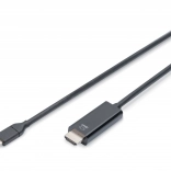 Kabel USB Type-C na HDMI za prenos video signala 4K/60Hz 5m črna