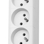 Prenapetostna zaščita Lestar LX 810 z 8 vtičnicami in 5 m kablom - siva