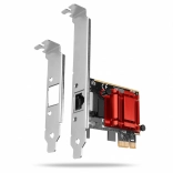 PCIe omrežna kartica Gigabit Ethernet s čipom Intel I210AT, RJ‑45, nizek profil
