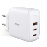 PA-B6S White Omnia Mix GaN omrežni polnilec 3xUSB (2xUSB-C + 1xUSB-A) 90W