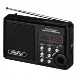 Žepni radio z MP3, USB in microSD, litij-ionska baterija do 10 ur