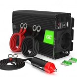 Pretvornik napetosti GREEN CELL 12 V na 230 V 500 W (1000 W vrh) – modificiran sinus