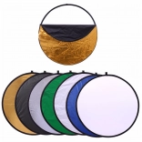 Zložljivi fotografski odbojnik 7‑v‑1, okrogel 60 cm z difuzorjem