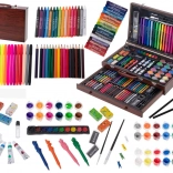 Lesena ustvarjalna komplet 123 kosov