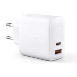 Beli omrežni polnilec Aukey Omnia GaN 2xUSB Power Delivery (1x USB-A + 1x USB-C) 65 W 5,4 A