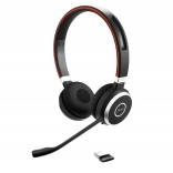 JABRA Evolve 65 MS Stereo brezžične naglavne slušalke z USB-adapterjem