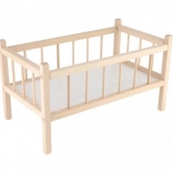 Lesena posteljica za punčke