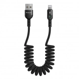 Vzmetni kabel USB Lightning Mcdodo črn 1,8 m