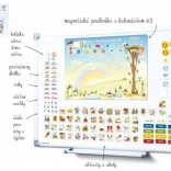 Magnetni koledar za otroke - Vrtec s 114 magneti