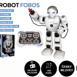 Interaktivni robot FOBOS 40 cm, govori v češčini, z daljinskim upravljanjem in USB polnjenjem