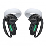 Ovitka z oprijemom in odprtino za baterijo za Meta Quest 2 podjetja Kiwi Design, črna