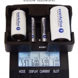 Pametni polnilec EVERACTIVE NC-3000 za AA/AAA s podporo C/D (z adapterjem)