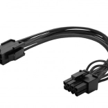 Napajalni kabel 6‑pin na 8‑pin (6+2) PCI‑Express 15 cm