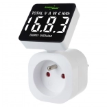 merilnik porabe energije GreenBlue GB620E z vrtljivim zaslonom