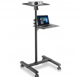 Mobilna kovinska miza za projektor in prenosnik