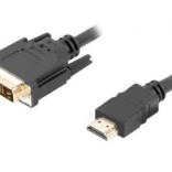 HDMI–DVI-D kabel 1,8 m črn