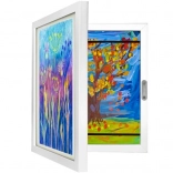 Umetni okvir za otroške risbe A4 z odpiranjem – kapaciteta do 150 del