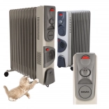 Oljni električni grelec NIKURA 11 reber