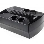 Zasilni napajalnik UPS 850 VA line-interactive, 4× Schuko, LED