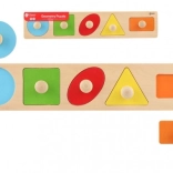 Lesena vstavljanka za otroke – Geometrijske oblike