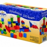 Lesena gradbena igrača kocke 100 kosov