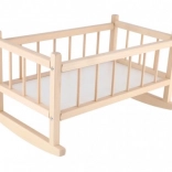 Lesena zibelka za punčke