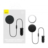 Magnetni nosilec za avto z brezžičnim polnilcem Baseus