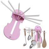 Zložljivi stenski obešalnik za brisače in posodo