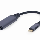 adapter usb‑c na hdmi 4k 60 hz, siv, 15 cm
