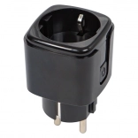 Pametna WiFi vtičnica TUYA V3 črna