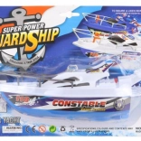 Plavajoči plastični čoln na baterije