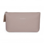 Potovalna kozmetična torbica Elegance Maxi mocca (umetno usnje), 30 × 19 × 8 cm