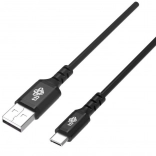USB‑C kabel 1,5 m, silikonski, črn