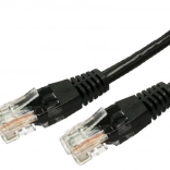 Patch kabel RJ45 Cat6A UTP 3 m črn
